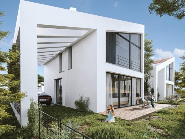 3+1 Duplex-Luxusvilla mit Berg- und Meerblick Karşıyaka/Girne