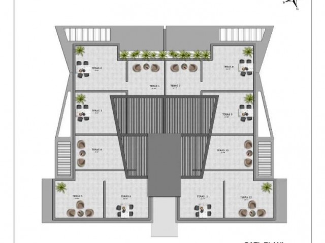 Вилла с видом на новую квартиру 2+1 по наличной цене Алсанджак/Гирне