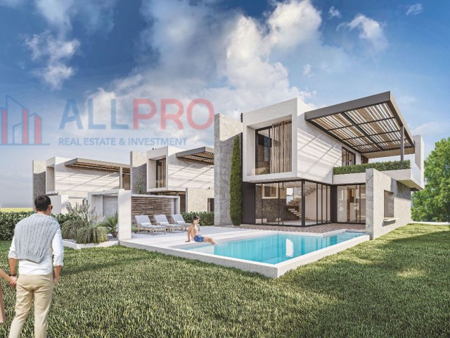 Moderne architektonische Luxusvillen in Kyrenia Karaoğlanoğlu