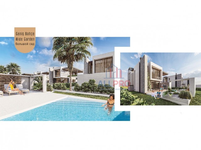 Moderne architektonische Luxusvillen in Kyrenia Karaoğlanoğlu