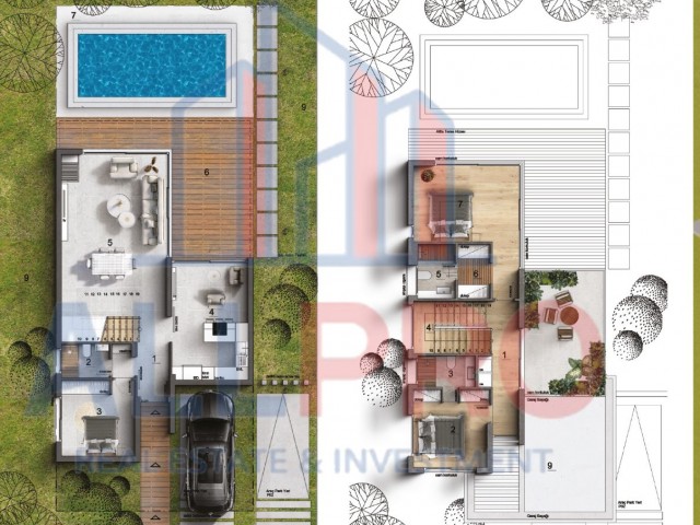 Modern Architectural Luxury Villas in Kyrenia Karaoğlanoğlu