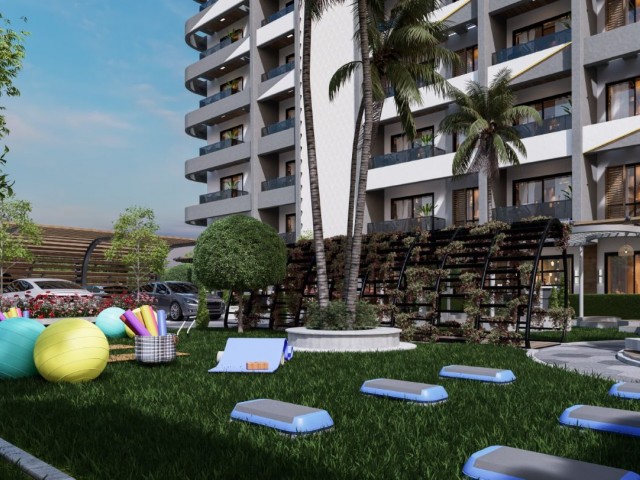 0+1, 1+1 AND 2+1 FLATS FOR SALE IN LEFKE- YEŞİLYURT, A STUNNING PROJECT WITH A PRIVATE BEACH ON THE BEACH, WITH PRICES STARTING FROM £61,000