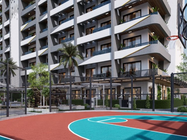1+0 1+1 2+1 آپارتمان در خط ساحلی ساحلی با قیمت‌های شروع از 61000 (1+0) - Lefke/Yeşilyurt (مناسب برای سرمایه‌گذاری)