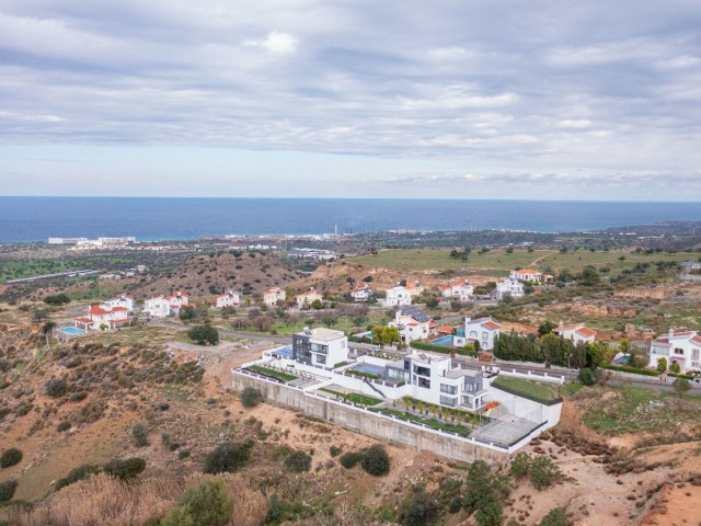 4+2 Triplex Luxury Villa with Pool in Girne Arapköy Region, on 2 Acres of Land, 450 M² Indoor Usage Area