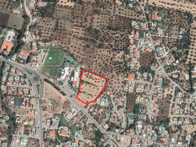 Girne- Ozanköyde Muhteşem Konumda 8.5 Dönüm Türk Malı Arazi. £265,000.