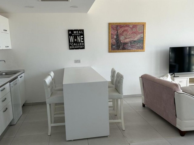 Girne Merkezde Perla Residence 'da 2+1 Eşyalı Lüks Satılık Daire