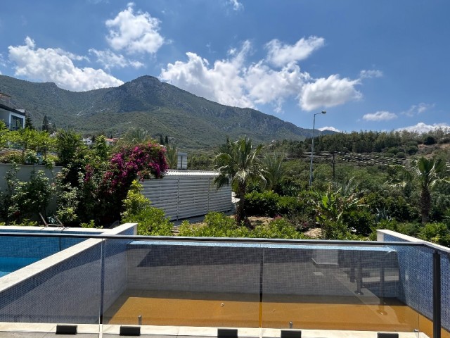 4+1 ULTRALUX DUPLEX RESIDENCE WITH PRIVATE POOL FOR SALE IN BELLAPAIS, KYRENIA