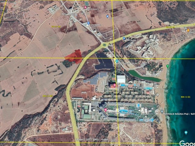 skele – Gleichwertiges Land mit 12 Acres Zoneneinteilung, Null zur Hauptstraße, gegenüber Bafra Kaya Artemis. 1 £