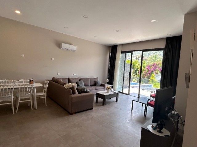 4+1 ULTRALUX DUPLEX FLAT FOR RENT WITH PRIVATE POOL IN BELLAPAIS, KYRENIA