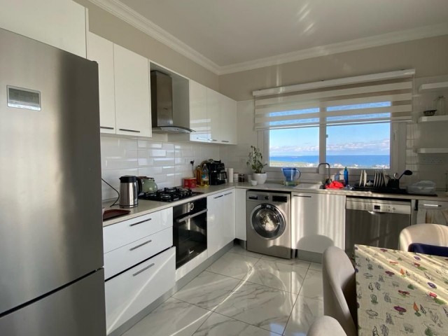 Fully furnished 3+1 sea view apartment