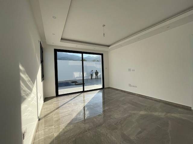 New Modern 4+1 Villa for Sale with Uninterrupted Sea and Mountain View in Çatalköy