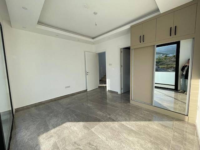 New Modern 4+1 Villa for Sale with Uninterrupted Sea and Mountain View in Çatalköy