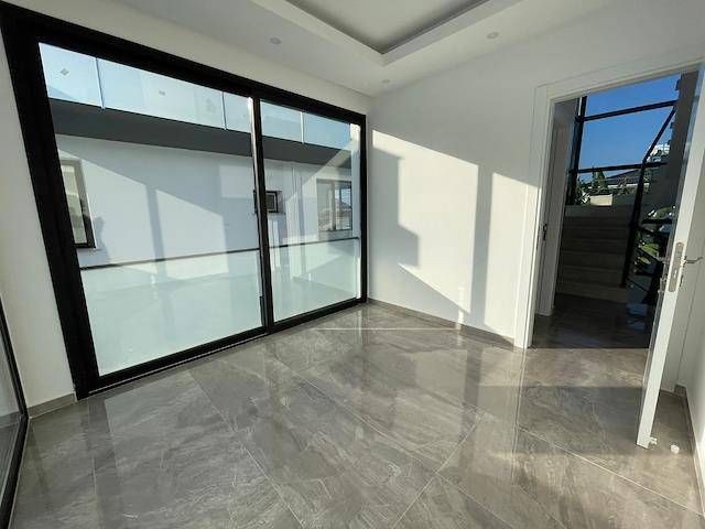 New Modern 4+1 Villa for Sale with Uninterrupted Sea and Mountain View in Çatalköy