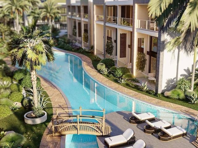 Girne Karşıyaka'da Çok Sakin ve Güzel Bir Yerde Satılık 1+1 Loft Projesi