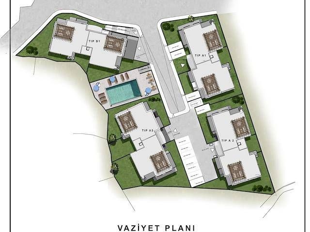 3+1 Luxury and Comfortable Project Apartments Available In Catalkoy, Kyrenia