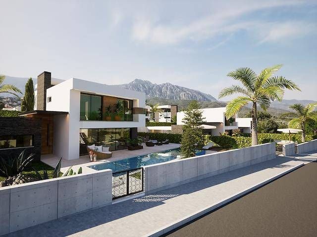 Luxury Villa 4+1 Project For Sale In Karmi With Wonderful and Spectacular Sea and Mountain View