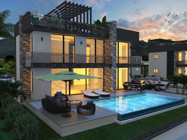Modern and Luxury 4+1 Villa For Sale 500M Away From The Coastline Of Karsiyaka