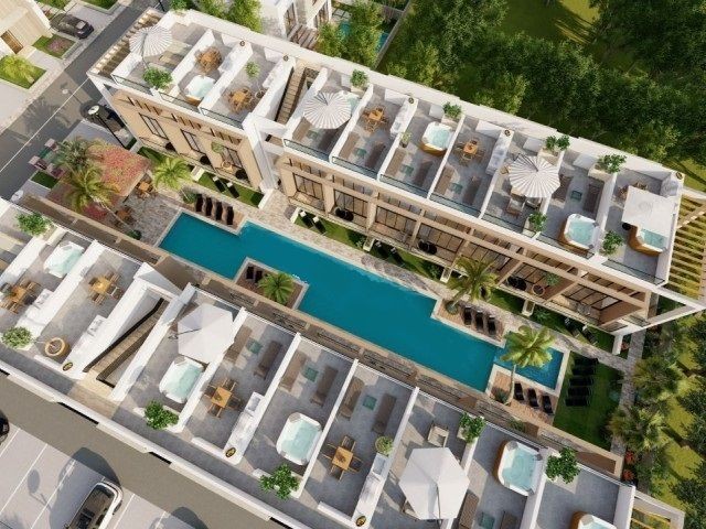Luxuriöses Loft-Penthouse mit 1 Schlafzimmer und Dachterrasse in Iskele, Ötüken