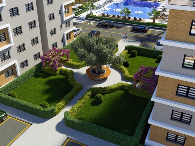 New Luxury and Comfortable 1+1 Flats In A Residential Project For Sale In The Serene Area Of Gecitkale, Famagusta