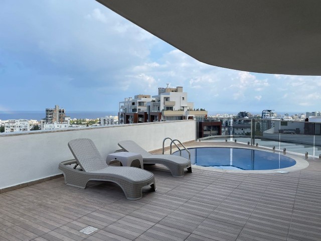 Luxury 3+1 Penthouse With Sea and Mountain View + Roof Terrace Swimming Pool