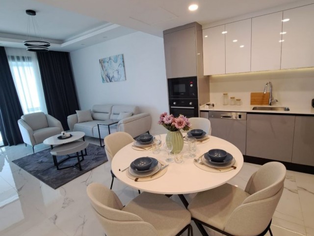 Modern spacious and Luxury 1+1 flat for sale in Long Beach, Iskele