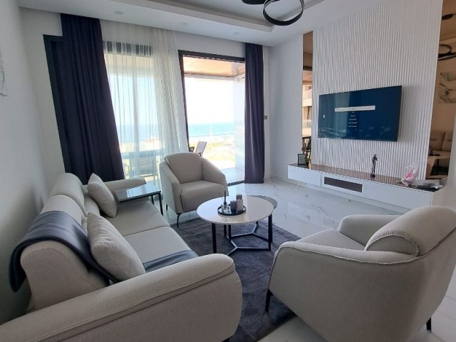 Luxury modern 2+1 apartment for sale with a panoramic sea views in Long Beach, Iskele