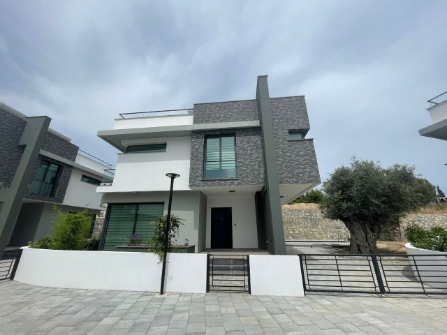 Fully furnished Modern 3+1 villa for sale in Ozankoy, with a private swimming pool, roof terrace and