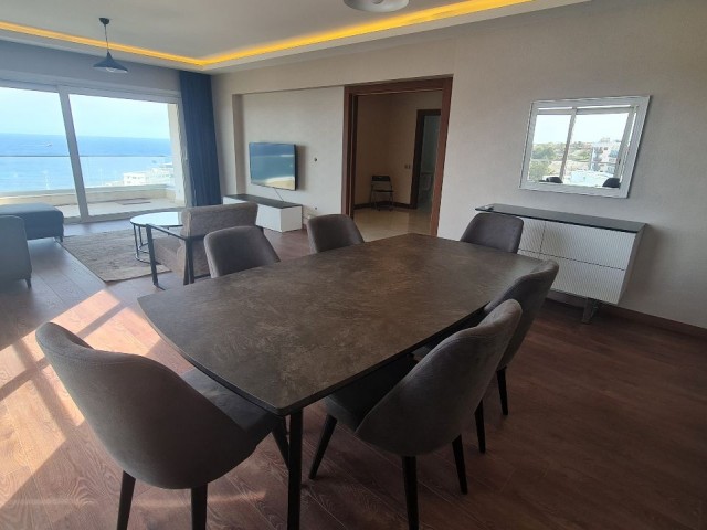 3+1 FULL LUXURY FULLY FURNISHED APARTMENT WITH UNIQUE SEA VIEW