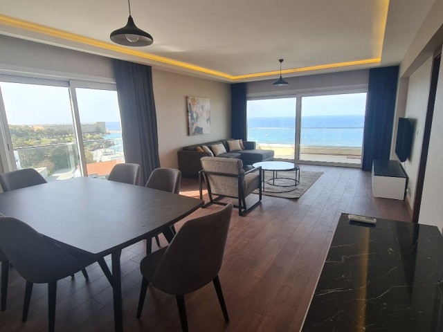 3+1 FULL LUXURY FULLY FURNISHED APARTMENT WITH UNIQUE SEA VIEW