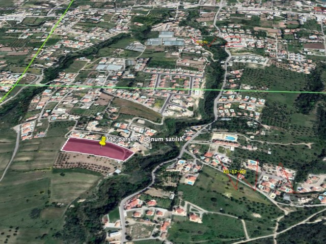 Residential Zoned Plot For Sale in Alsancak, Kyrenia