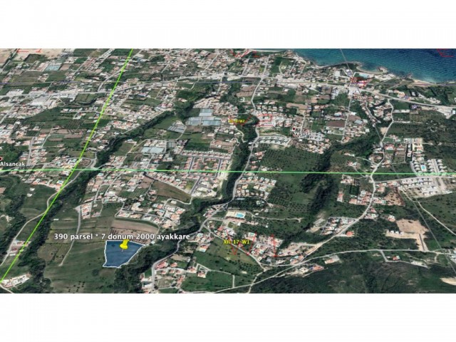 A plot of land for sale in Kyrenia Als Decak ** 