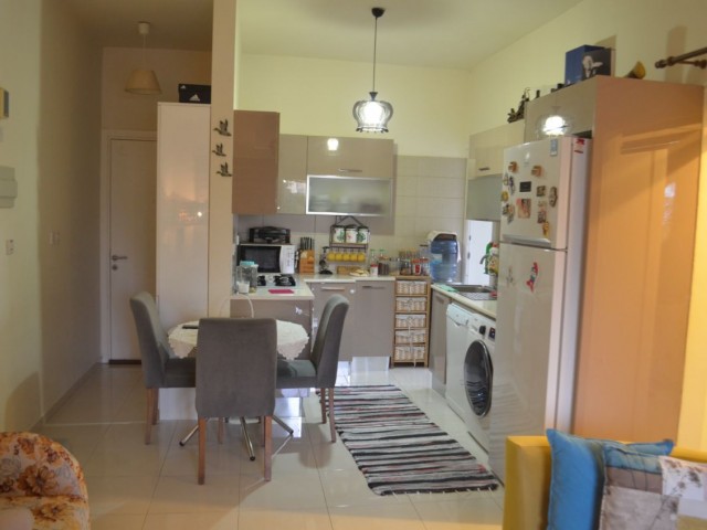 Kyrenia Alsancak Escape 2+1 Apartment mit Garten in Strandnähe zu verkaufen