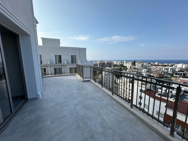 3+1 NEW PENTHOUSE FOR RENT IN KYRENIA CENTER ''MERİT TRİO''