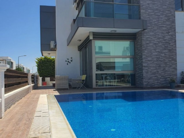  İN GİRNE ALSANCAK  FOR RENT  4+1 LUXURY VILLA  WITH PRIVATE POOL /SEA AND MOUNTAIN VIEW