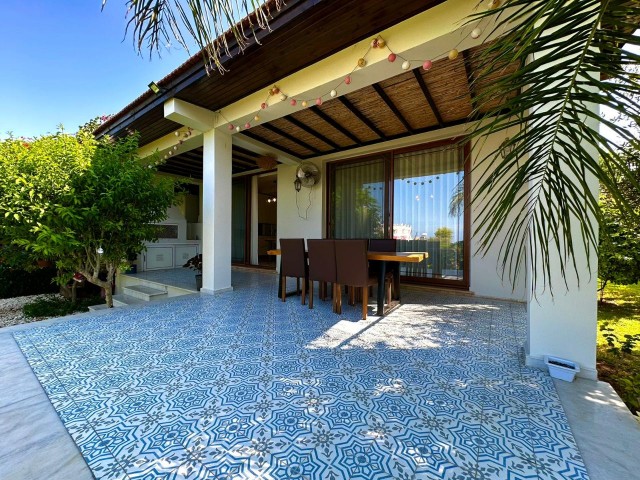 CLEAN, MAINTAINED 3+1 VILLA WITH POOL FOR RENT IN GIRNE ÇATALKOY