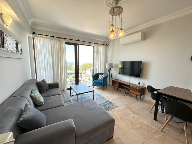 2+1 Fully Furnished Flat for Rent in Kyrenia Bellapais / Sea view