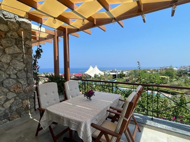 Beautiful 2+1 penthouse with a stunning Sea & Mountain view for Sale in Bahçeli region 