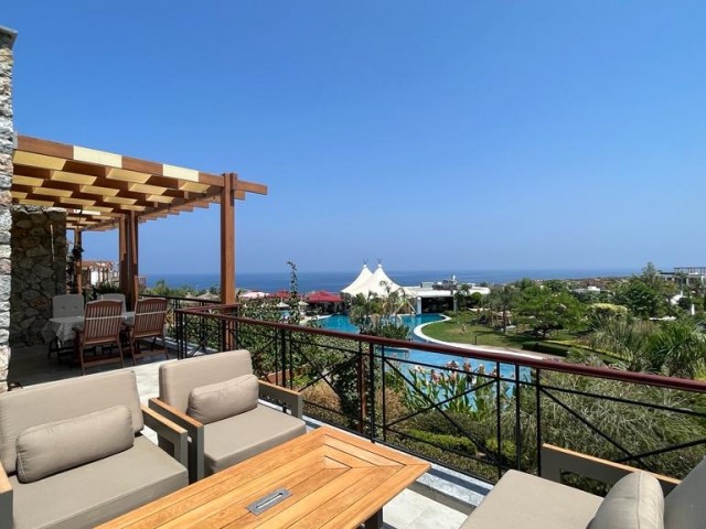 Beautiful 2+1 penthouse with a stunning Sea & Mountain view for Sale in Bahçeli region 