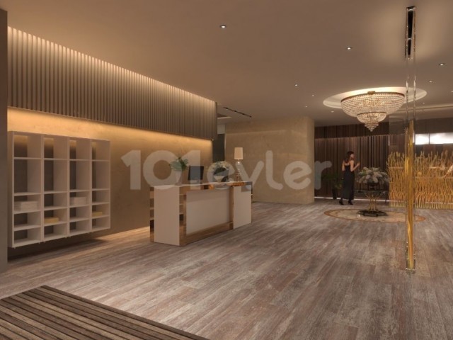 Flat for sale by owner on the 1st floor in a luxurious and comfortable living area in Girne Zeytinlik