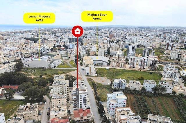 DUPLEX 2+1 FLAT IN FAMAGUSTA CENTER FOR SALE WITH EASY PAYMENT OPPORTUNITIES