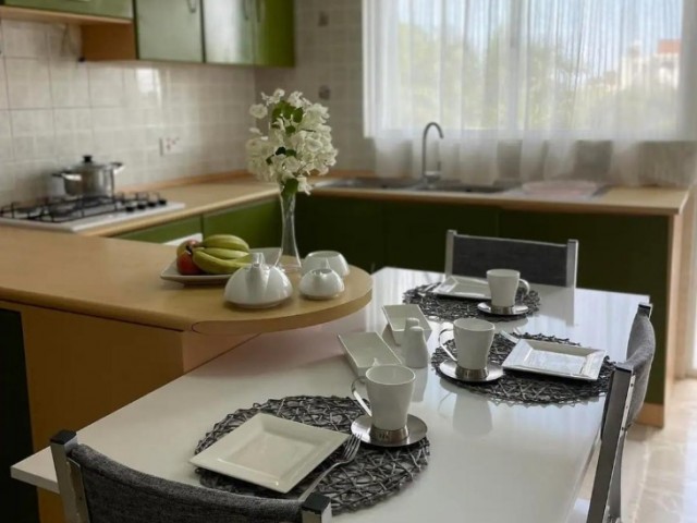 3+1 FULLY FURNISHED FLAT FOR RENTAL, Daily, Weekly, Monthly, on the first floor of a 2-storey building in Famagusta-Tuzla