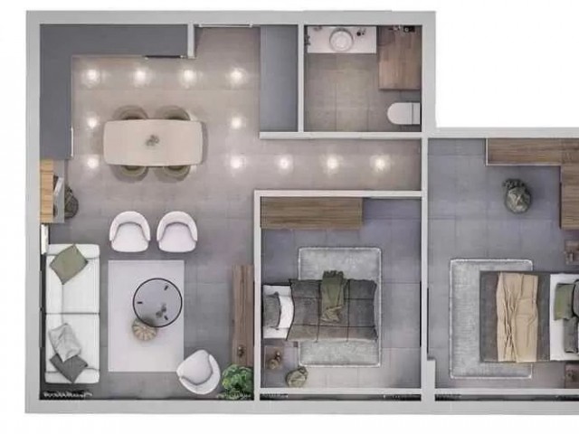 آپارتمان مبله جدید برای اجاره در فاماگوستا ساکاریا