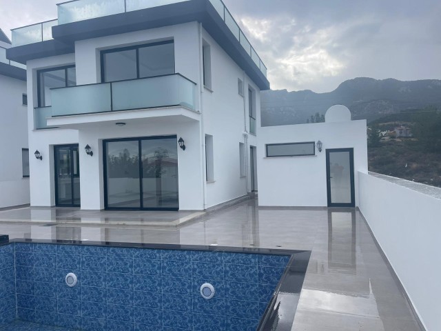 4+1 FULLY DETACHED VILLAS WITH PRIVATE POOL FOR SALE IN GİRNE/ÇATALKÖY, READY FOR RESIDENCE.. 0533 859 21 66