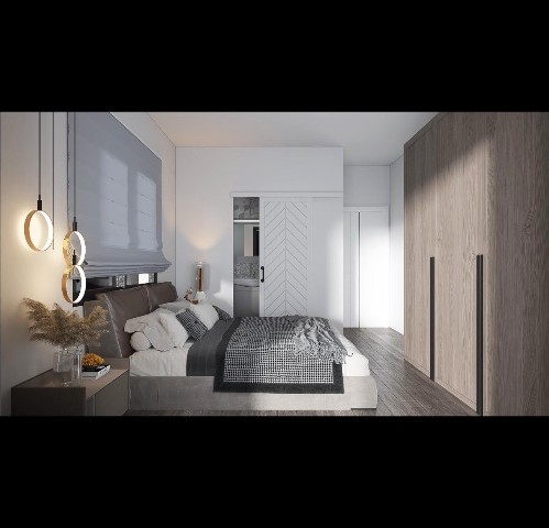 TURKISH KOÇAN 2+1 FLATS FOR SALE WITH ENSUITE 2 BATHROOMS/WC NEAR KÜÇÜKKAYMAKLI STADIUM, DELIVERED JULY 2024.. 0533 859 21 66