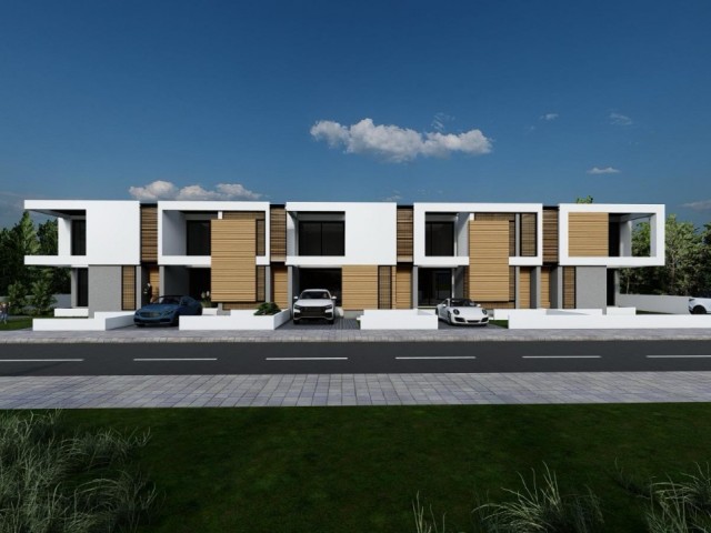 3+1 TWIN VILLAS FOR SALE IN NICOSIA/YENIKENT, DELIVERED IN JULY 2024..0533 859 21 66