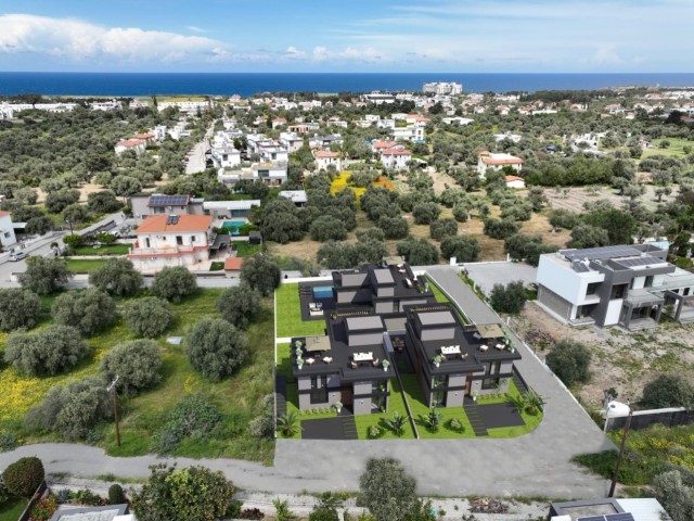 2000 m2 LAND FOR SALE IN GİRNE/OZANKÖY WITH 3 VILLAS PROJECT WITH MOUNTAIN AND SEA VIEWS WITH PAID LICENSES..0533 859 21 66