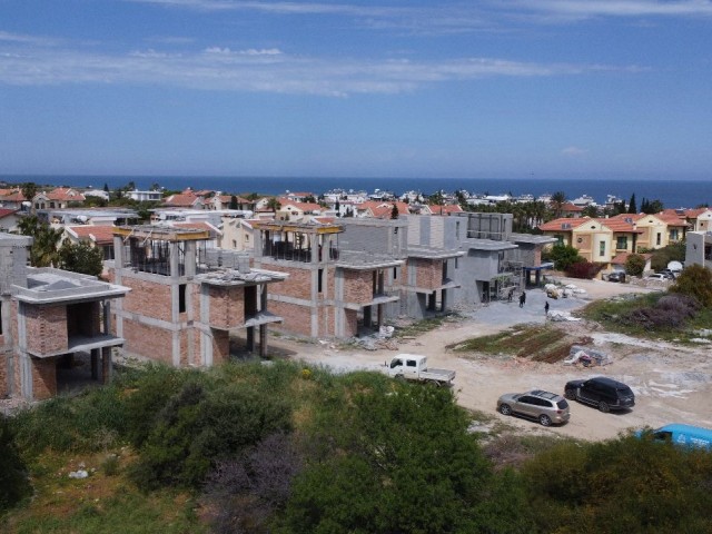 4+1 FULLY DETACHED VILLAS FOR SALE IN GIRNE/LAPTA WITH MOUNTAIN AND SEA VIEWS AND PRIVATE POOL, 200 m FROM THE SEA..0533 859 21 66