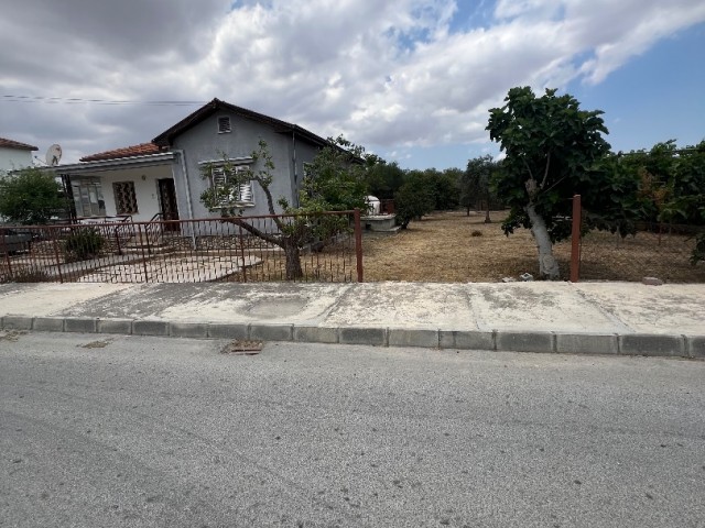 1210 m2 LAND FOR SALE WITHIN THE VILLAGE IN NICOSIA/ALAYKÖY, 120% USE, 2 FLOOR PERMITTED, WITH A DETACHED HOUSE INSIDE.. 0533 859 21 66