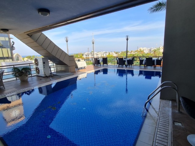 ULTRA LUXURY 2+1 APARTMENT FOR SALE IN GIRNE/CENTER WITH FULL LUXURY FURNISHED POOL-GYM-HAMMAM-SAUNA..