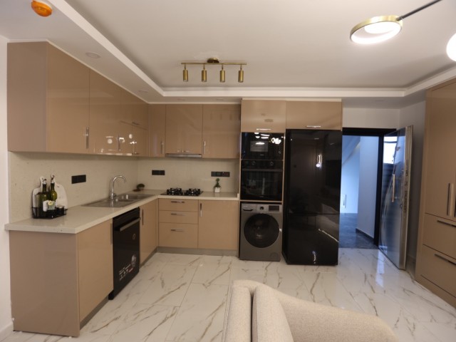 ULTRA LUXURY 1+1 FLAT FOR SALE IN GİRNE/CENTER, NEXT TO COLONY HOTEL, FULLY FURNISHED WITH POOL-GYM-HAMAM..0533 859 21 66